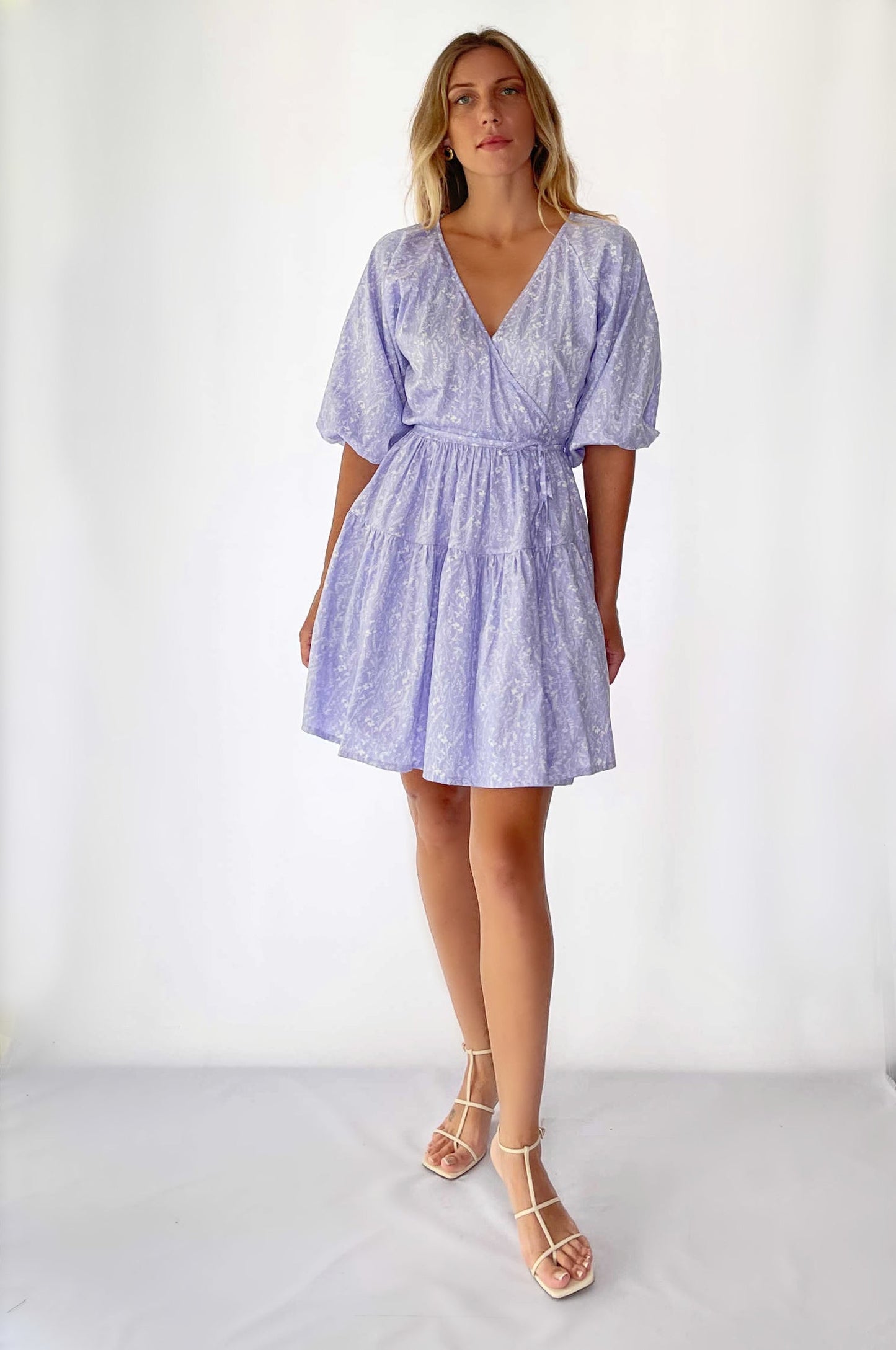 The Honey Bunny Wrap Mini Dress (Sale)